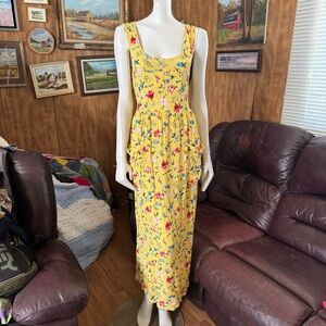 Papillon Floral Boho Cottagecore Maxi Dress